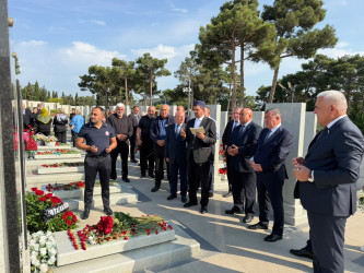 28.09.2026-cı il tarixdə Vətən Müharibəsi şəhidləri Musayev Sədi Süleyman oğlu, Şükürlü Elvin Azad oğlu, Rəhimli Kamil Vəli oğlunun məzarı ziyarət edilib