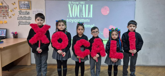 Xətai rayonunda Xocalı soyqırımının 34-cü ildönümü münasibətilə silsilə tədbirlər keçirilib