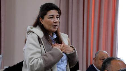 Rayon İcra Hakimiyyətinin başçısı 59 saylı tam orta məktəbdə vətəndaşlarla görüşüb