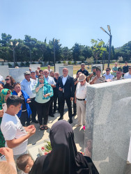 Vətən Müharibəsi şəhidi Cəfərli Həmid Kərim oğlunun məzarı ziyarət edilib