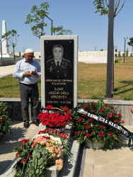 Milli Qəhrəman Mirzəyev İlqar Anzor oğlunun məzarı  ziyarət olunub