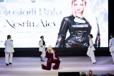 Xətai rayonunda gənc müğənni Nesrin Alevin iştirakı ilə konsert proqramı keçirilib+VİDEO