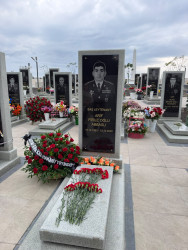 Vətən Müharibəsi Qəhrəmanı Mansurov Elçin Elşən oğlu və şəhid Abbaslı Arif Firuz oğlunun məzarları ziyarət olunub