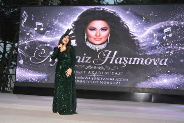 Xətai rayonunda Əməkdar artist Aybəniz Haşımovanın iştirakı ilə  konsert proqramı təşkil olunub