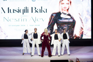 Xətai rayonunda gənc müğənni Nesrin Alevin iştirakı ilə konsert proqramı keçirilib+VİDEO