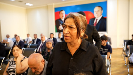 55 nömrəli məktəbdə RİH başçısının səyyar qəbulu keçirildi