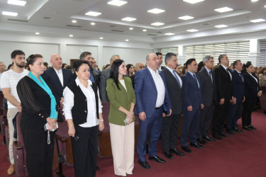 Xətai rayonunda “Heydər Əliyev irsi və qalib Azərbaycanın dövlətçilik məfkurəsi” mövzusunda tədbir keçirilib.