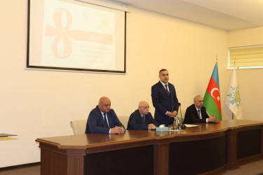 Xətai rayonunda 8 Mart – Beynəlxalq Qadınlar Günü münasibətilə “Azərbaycan cəmiyyətində qadınlar: ənənələr və çağırışlar” mövzusunda tədbir keçirilib