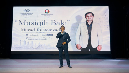 Xətai rayonunda gənc müğənni Murad Rüstəmzadənin iştirakı ilə konsert proqramı keçirilib