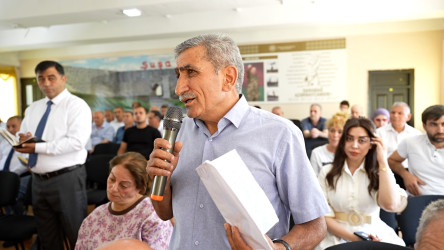 98 saylı tam orta məktəbdə RİH başçısının səyyar qəbulu keçirildi
