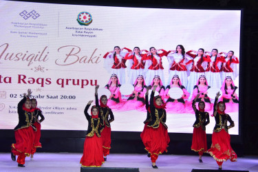 Xətai rayonunda "Buta" rəqs qrupunun konserti keçirilib