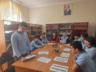 Xətai rayonunda “İnsan Hüquqları Aylığı” çərçivəsində maarifləndirici tədbirlər keçirilib