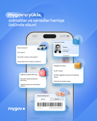 "Mygov-u yüklə, xidmətlər və sənədlər həmişə əlçatan olsun!"