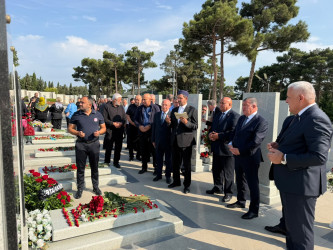 28.09.2026-cı il tarixdə Vətən Müharibəsi şəhidləri Musayev Sədi Süleyman oğlu, Şükürlü Elvin Azad oğlu, Rəhimli Kamil Vəli oğlunun məzarı ziyarət edilib