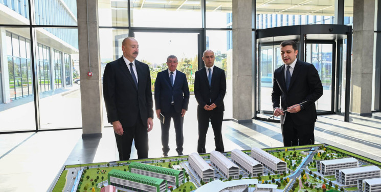 Azərbaycan Respublikasının Prezidenti İlham Əliyev “SABAH.city” innovasiya şəhərciyinin birinci mərhələsinin açılışında iştirak edib