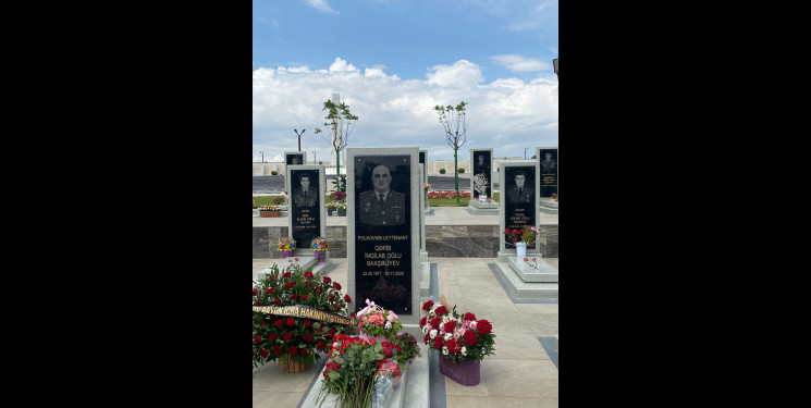 Vətən Müharibəsi şəhidi  Baxşəliyev Qərib İnqilab oğlunun məzarı ziyarət olunub, xatirəsi yad edilib