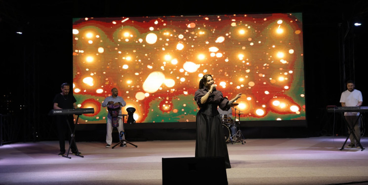 Xətai rayonunda müğənni Aygün Cahangirin konsert proqramı keçirilib