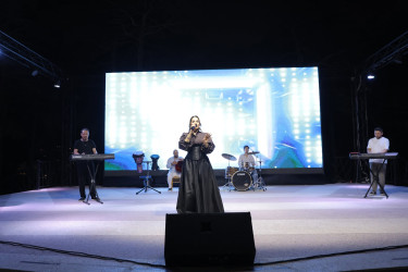 Xətai rayonunda müğənni Aygün Cahangirin konsert proqramı keçirilib