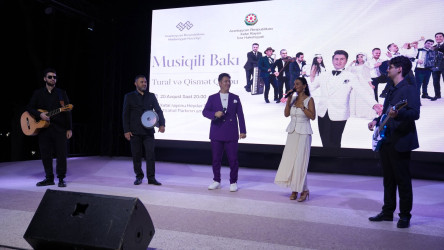 Xətai rayonunda gənc müğənni Tural və "Qismət" qrupunun iştirakı ilə konsert təşkil olunub
