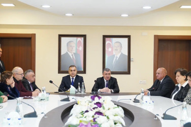 Xocalı soyqırımının 34-cü  ildönümü ilə bağlı  Xətai rayon İcra Hakimiyyətində Xocalıdan olan  şəhid ailələri ilə görüş keçirilib