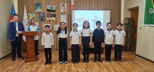 Xətai rayonunda Xocalı soyqırımının 34-cü ildönümü münasibətilə silsilə tədbirlər keçirilib