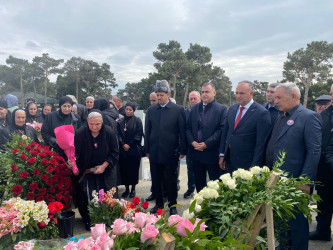 Xətai rayonunda Antiterror şəhidi Daşdəmirov Sahib Natiq oğlunun xatirəsi anıldı
