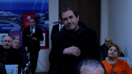 Rayon İcra Hakimiyyətinin başçısı 116 saylı tam orta məktəbdə vətəndaşlarla görüşüb