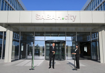 Azərbaycan Respublikasının Prezidenti İlham Əliyev “SABAH.city” innovasiya şəhərciyinin birinci mərhələsinin açılışında iştirak edib