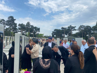 14.06.2026-ci il tarixdə Vətən Müharibəsi şəhidi Şükürlü Elvin Azad oğlunun  doğum günündə məzarı ziyarət edilib.