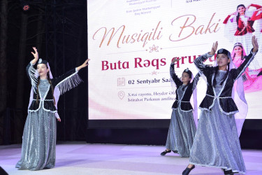 Xətai rayonunda "Buta" rəqs qrupunun konserti keçirilib