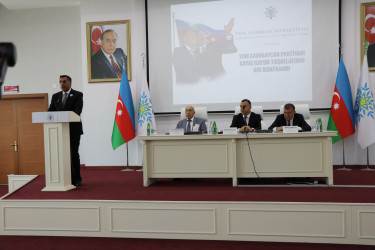 YAP Xətai rayon təşkilatının 13-cü hesabat konfransı keçirilib