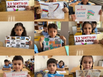 Xətai rayonunda təhsil və mədəniyyət müəssisələrində 27 Sentyabr – Anım Günü ilə əlaqədar silsilə tədbirlər keçirilib