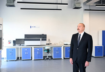 Azərbaycan Respublikasının Prezidenti İlham Əliyev “SABAH.city” innovasiya şəhərciyinin birinci mərhələsinin açılışında iştirak edib