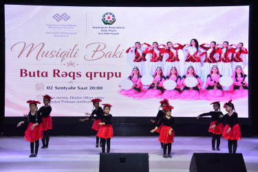 Xətai rayonunda "Buta" rəqs qrupunun konserti keçirilib