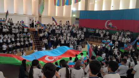 Xətai rayon ümumtəhsil məktəblərində 28 May – Müstəqillik Günü münasibətilə silsilə tədbirlər keçirilib