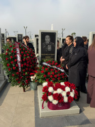 Vətən Müharibəsi şəhidi Ramaldanov Babək Meyvəddin oğlunun məzarı ziyarət edilib