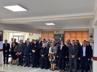 Xətai rayonunda Milli Qəhrəman Elşad Yəhyayevin anadan olmasının 60 illik yubileyi 56 nömrəli məktəbdə qeyd olunub
