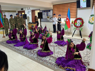 Xətai rayonunda Milli Qəhrəman Elşad Yəhyayevin anadan olmasının 60 illik yubileyi 56 nömrəli məktəbdə qeyd olunub