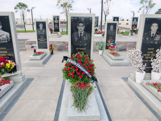 28.09.2026-cı il tarixdə Vətən Müharibəsi şəhidləri Musayev Sədi Süleyman oğlu, Şükürlü Elvin Azad oğlu, Rəhimli Kamil Vəli oğlunun məzarı ziyarət edilib