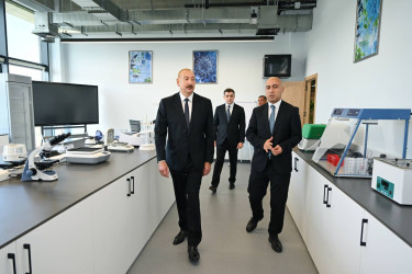 Azərbaycan Respublikasının Prezidenti İlham Əliyev “SABAH.city” innovasiya şəhərciyinin birinci mərhələsinin açılışında iştirak edib